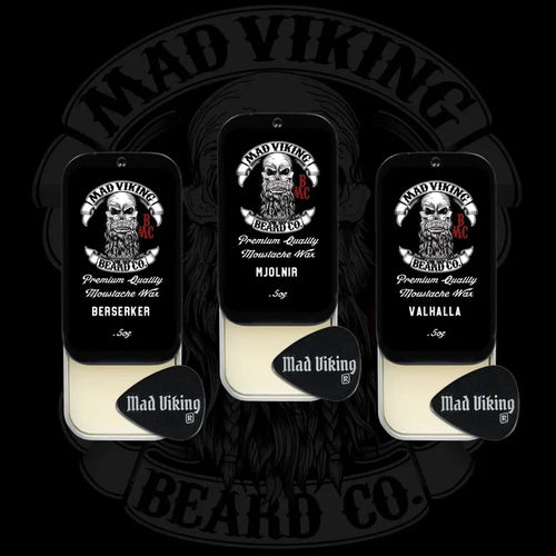 MAD VIKING MOUSTACHE WAX 3 PACK