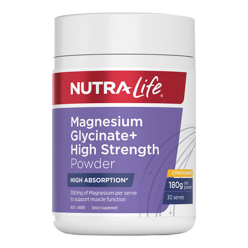 Nutra-Life Magnesium Glycinate + High Strength Powder Citrus _1