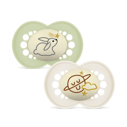 Mam Night 18-36m Soother 2Pk