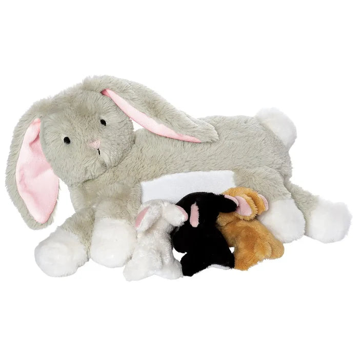 Manhattan Toy Nursing Nola Rabbit Plush
