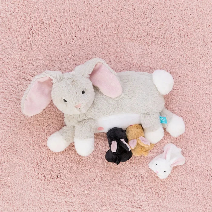 Manhattan Toy Nursing Nola Rabbit Plush