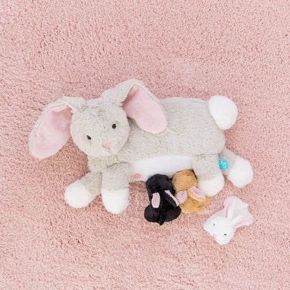 Manhattan Toy Nursing Nola Rabbit Plush