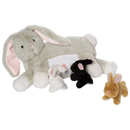Manhattan Toy Nursing Nola Rabbit Plush