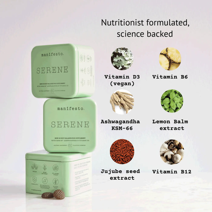Manifesto Serene Gummies (TIN 60pcs) Manifesto