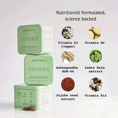 Manifesto Serene Gummies (TIN 60pcs) Manifesto
