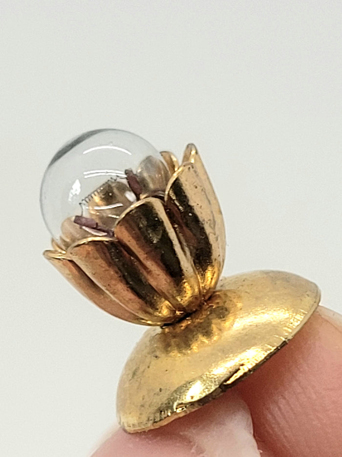 Marie Tonner Flowery Golden Ceiling Light