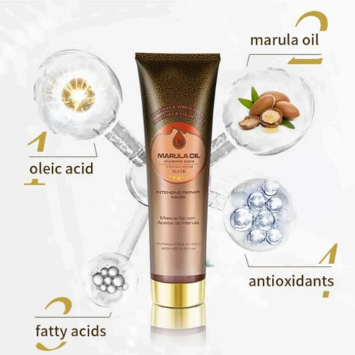 Marula Oil Diamond Edge Intensive Repair Hair Mask (300ml / 10.1 fl. oz.)
