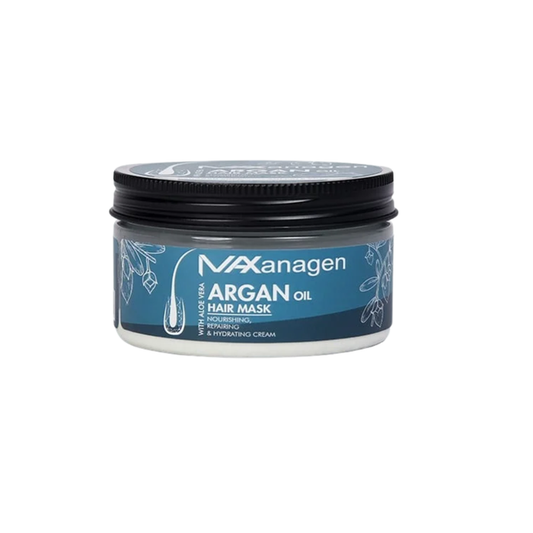 Maxanagen Hair Mask With Aloe Vera And Argan Oil – Paraben Free & Sulfate Free 200 gm
