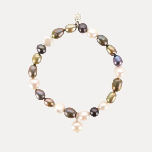 Melina Baroque Natural Pearl Bracelet | BuDhaGirl