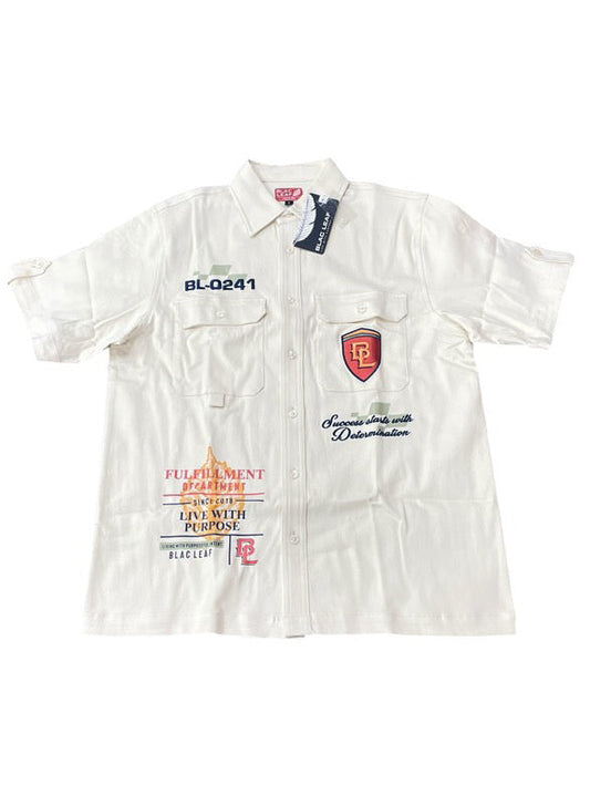 Men BLAC LEAF Fulfillment Dept. Button Up Shirt