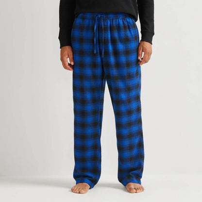 Men's Eddie's Favorite Flannel Pajama Pants-Bright Navy-Regular-18