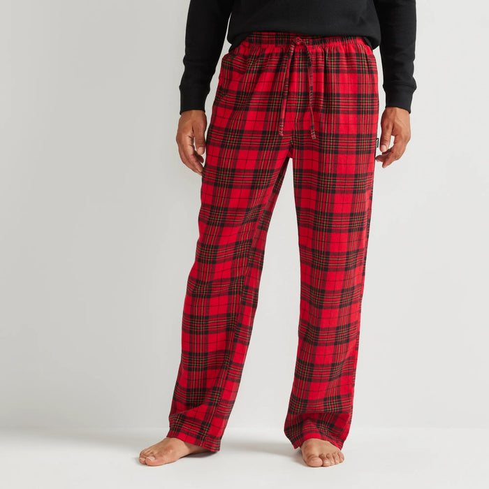 Men's Eddie's Favorite Flannel Pajama Pants-Cardinal-Regular-1