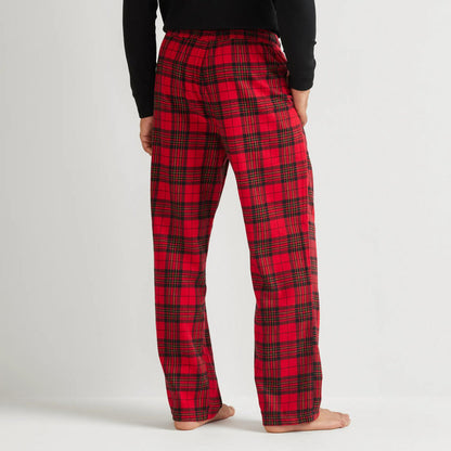 Men's Eddie's Favorite Flannel Pajama Pants-Cardinal-Regular-3