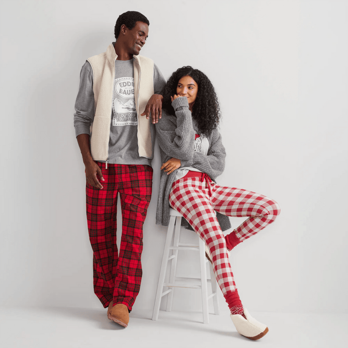 Men's Eddie's Favorite Flannel Pajama Pants-Cardinal-Regular-5