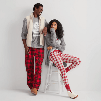Men's Eddie's Favorite Flannel Pajama Pants-Cardinal-Regular-5