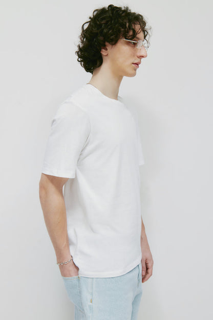 Men's Essential Crew in White