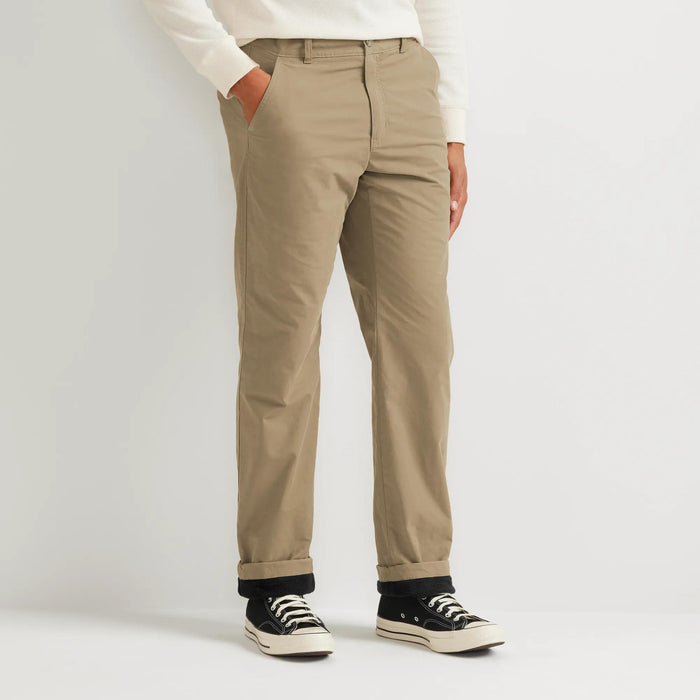 Men's Getaway Flex Fleece-Lined Chinos-Dk Khaki-Regular-1