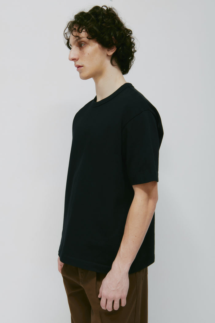 Men's Heavyweight Box Crew in Black