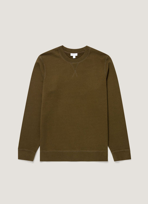 Men's Loopback Sweatshirt in Loden Green