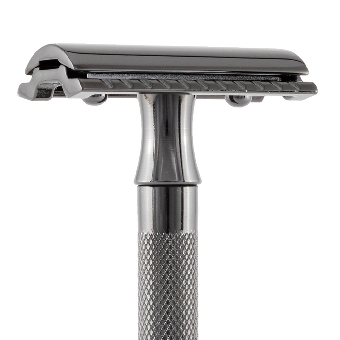 Merkur 23c black safety razor extra long handle