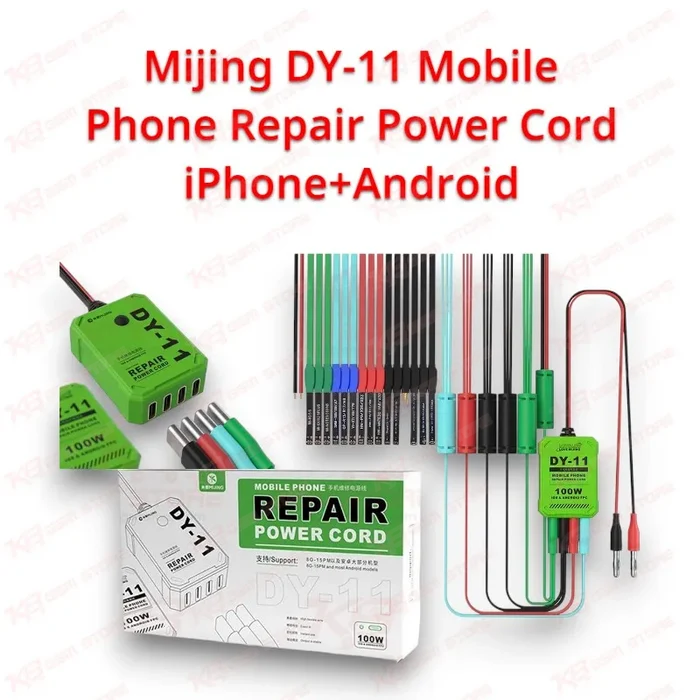 Mijing DY-11 Mobile Phone Repair Power Cord iPhone+Android