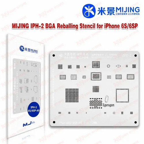 MiJing IPH-2 BGA Reballing Stencil for iPhone 6S/6SP-A9