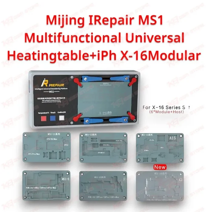Mijing IRepair MS1 Multifunctional Universal Heatingtable+iPh X-16Modular