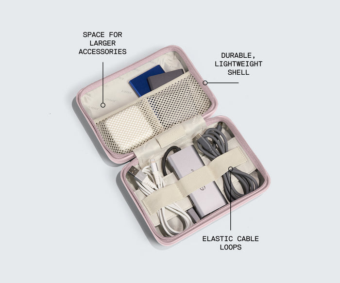 Mini Tech Case in Blush Pink