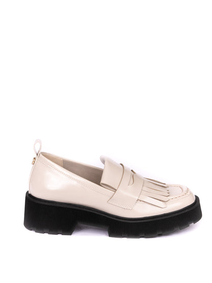 STEVE MADDEN Mocassino marleight crema MARLEIGH PATENT-BONE
