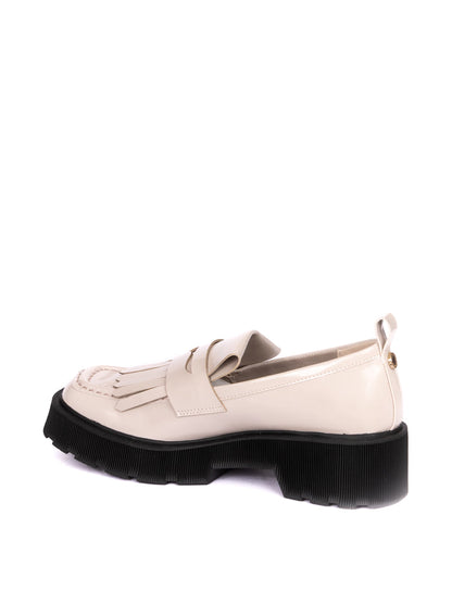 STEVE MADDEN Mocassino marleight crema MARLEIGH PATENT-BONE