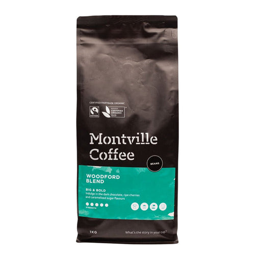 MONTVILLE COFFEE Coffee Beans Woodford Blend 1kg - L'Organic