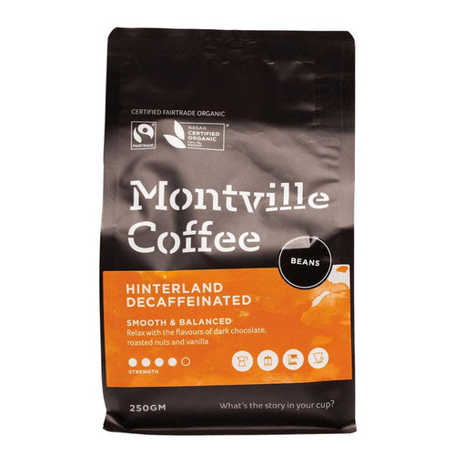 Montville Coffee Decaf Hinterland Blend Beans 1 kg - L'Organic