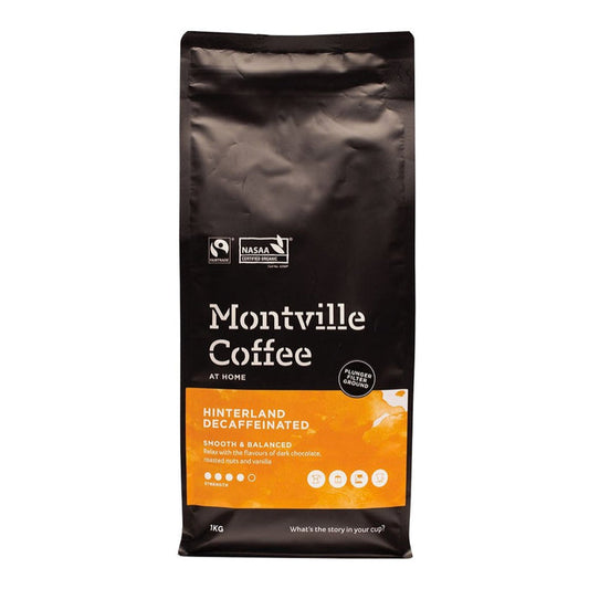 Montville Coffee Decaf Hinterland Blend Plunger 250 g - L'Organic