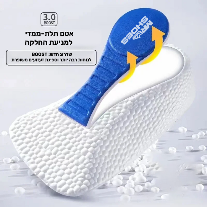 מדרסי MrShoes – מדרסים אורטופדיים להוספת גובה עד 8 ס״מ