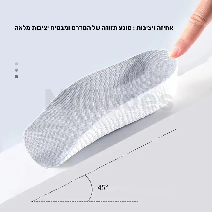 מדרסי MrShoes – מדרסים אורטופדיים להוספת גובה עד 8 ס״מ