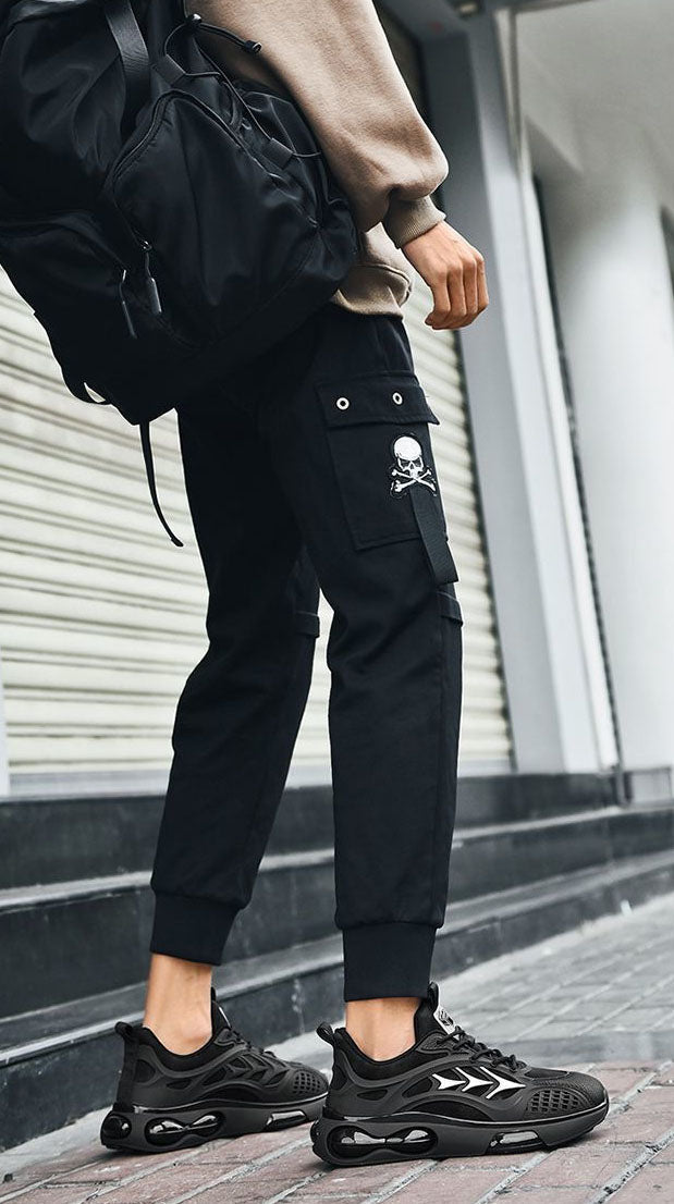 MS774 - Stylish Black Casual Shoes