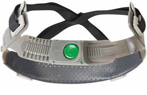 Msa push-key suspension with sewn in pvc sweatband for safety helmets-msa10162507