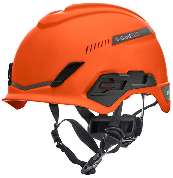 Msa v-gard h1 tri-vented safety helmet-msa1019478