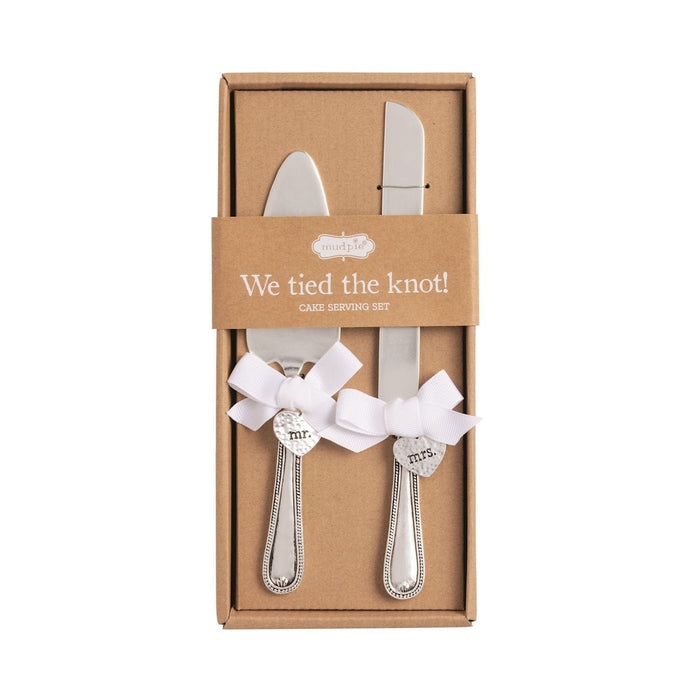 Mudpie Wedding Charm Cake Serving Set
