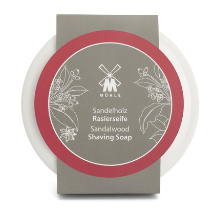 Muhle | Porcelain Dish With Sandalwood Shaving Soap