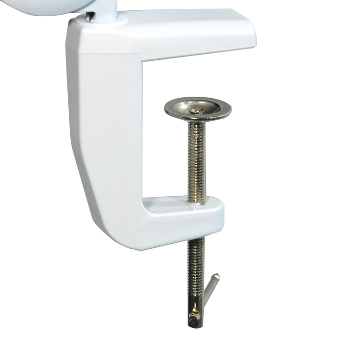 Multi-Diopter LED Magnifying Lamp with Clamp - 6-inch Glass Lens (8D, 10D, 12D & 15D)