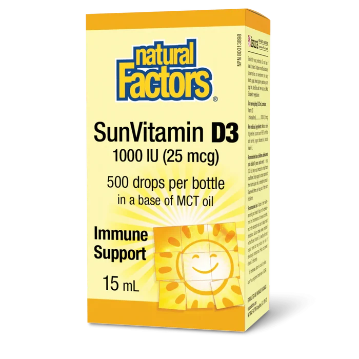 Natural Factors: Vitamin D3 1000 IU