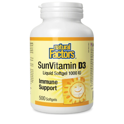Natural Factors: Vitamin D3 1000 IU
