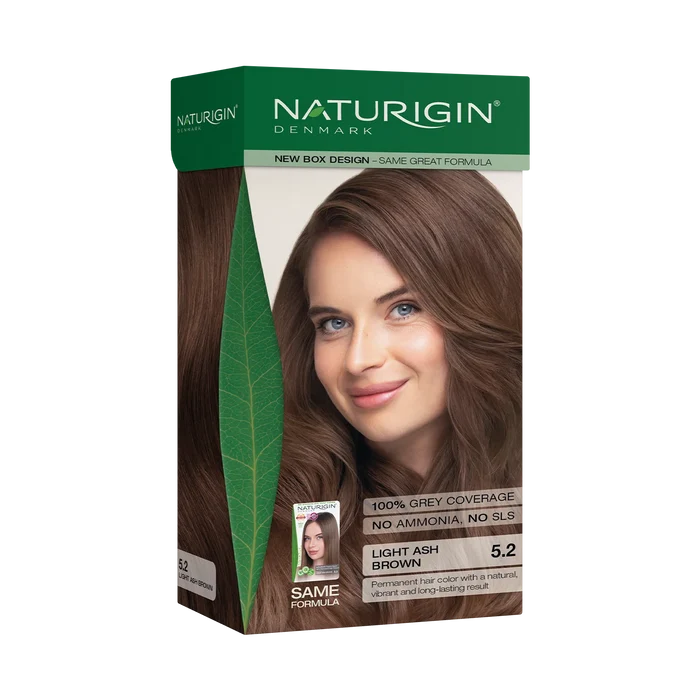 Naturigin 5.2 Light Ash Brown Permanent Hair Color