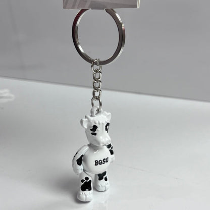 Neil BGSU Cow Key Chain