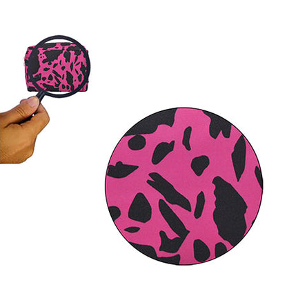 !!!Neon Cow Hot Pink NGIL Large Cosmetic Travel Pouch