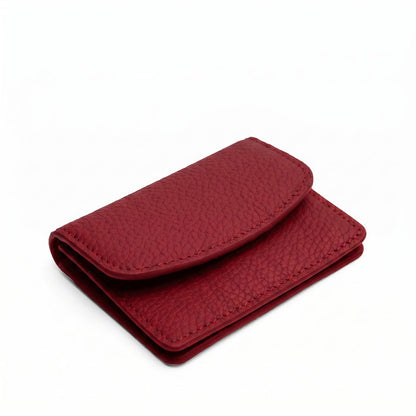 Nina Slim Card Case Garnet Red