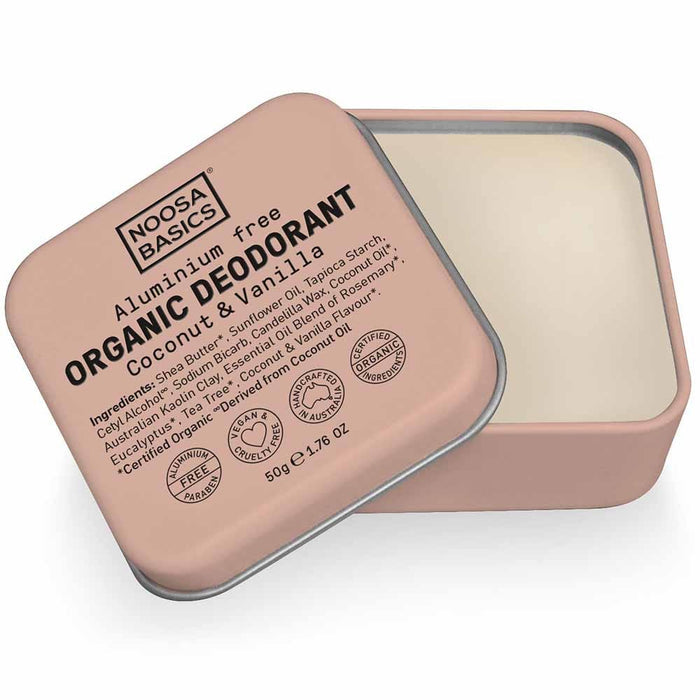Noosa Basics Deodorant Tin - Coco Vanilla 50g - L'Organic