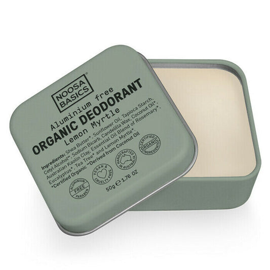 Noosa Basics Deodorant Tin - Lemon Myrtle 50g - L'Organic