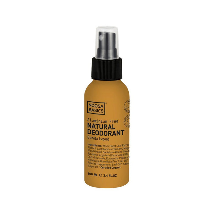 NOOSA BASICS Natural Deodorant Spray - Sandalwood 100ml - L'Organic